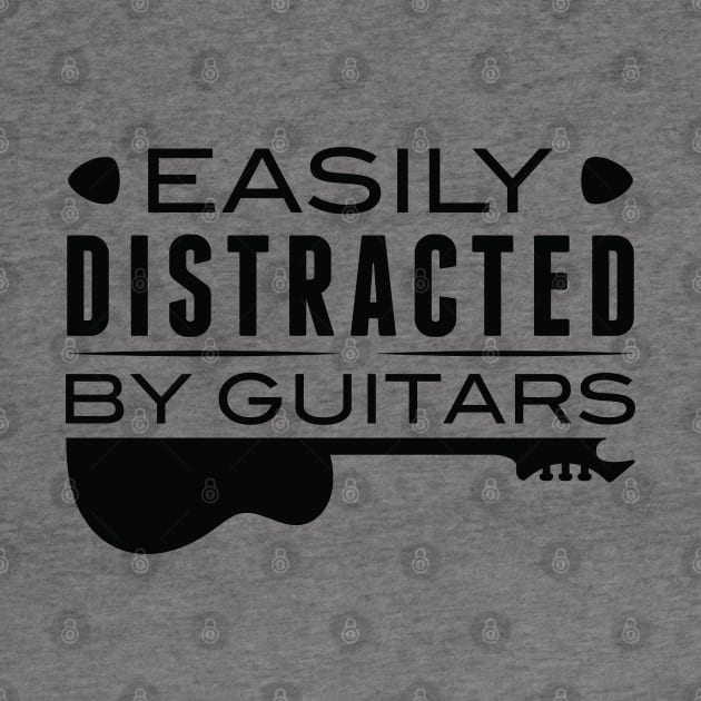 Easily Distracted By Guitars by Cherrific